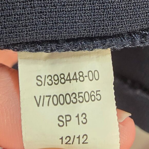 Banana Republic Sleeveless Geometric Dress - Navy and Green - Picture 6 of 7